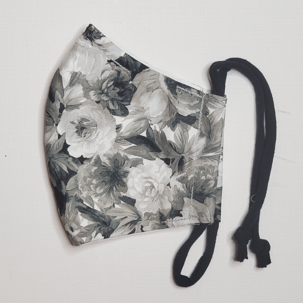 Floral Roses Face Mask Handmade